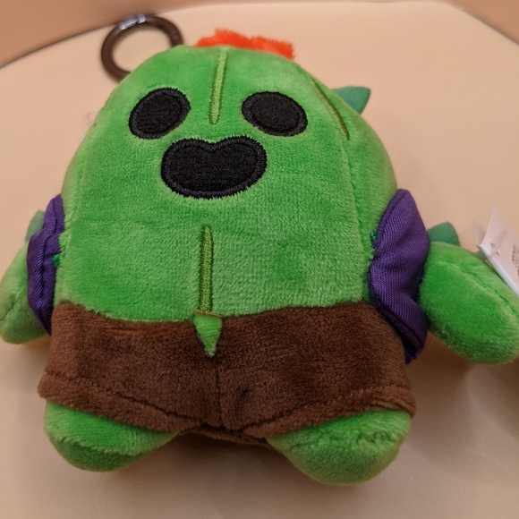 Trio of BRAWL STARS Clip on Plush keychain, backpack, or purse charms - Picture 8 of 11